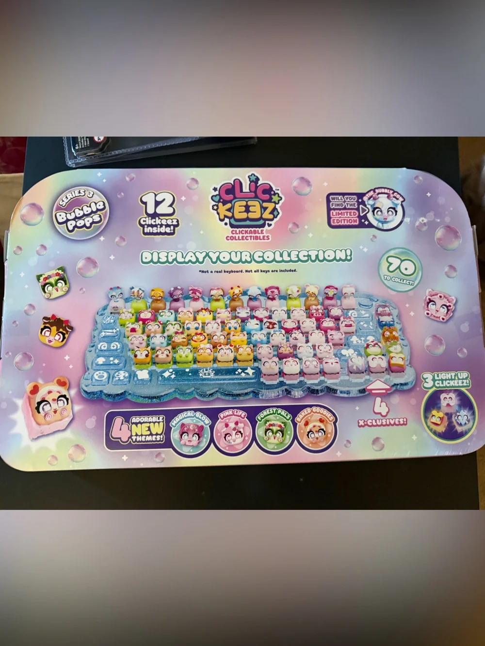 Clic Keez Bubble Pops Keyboard Mega Pack – 70+ to Collect! ✨ limited edition